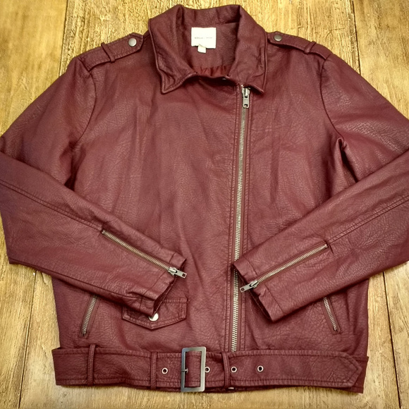 silence + noise Jackets & Blazers - UO Silence + Noise Faux Leather Bomber Jacket